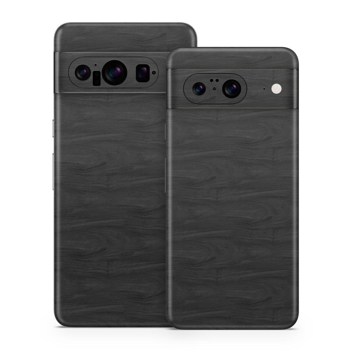 Black Woodgrain - Google Pixel 8 Skin