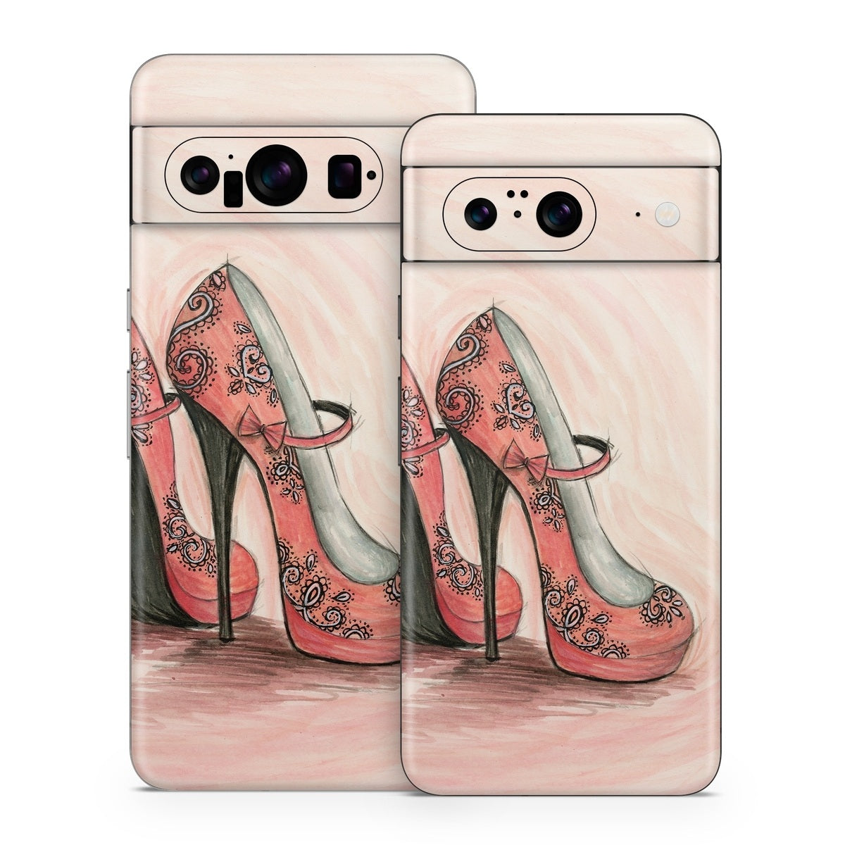 Coral Shoes - Google Pixel 8 Skin