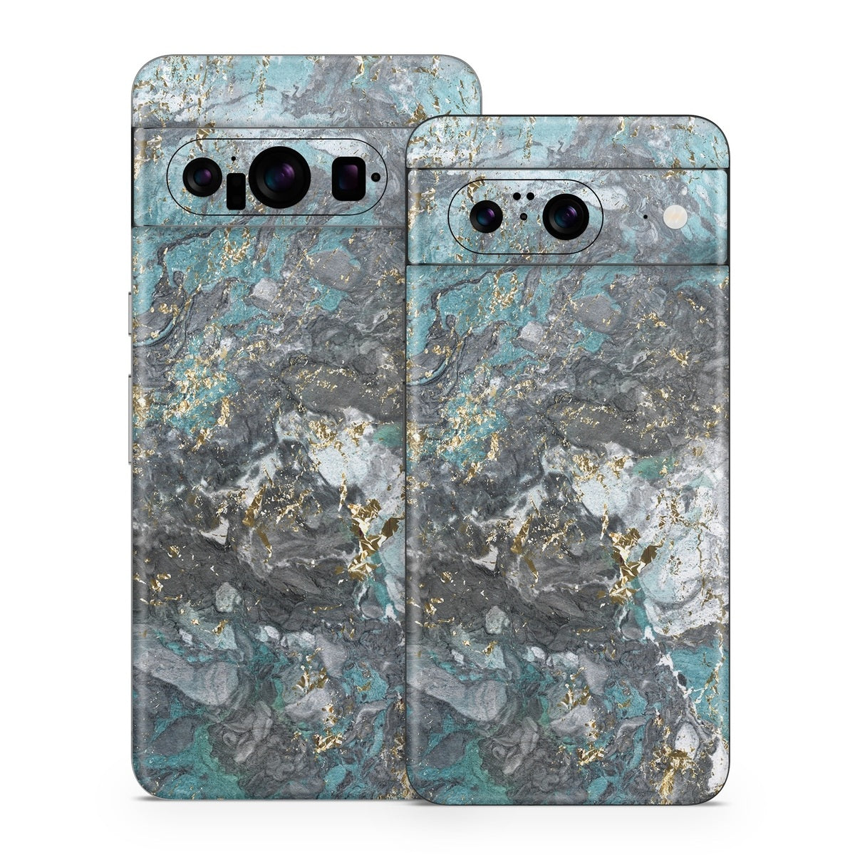 Gilded Glacier Marble - Google Pixel 8 Skin