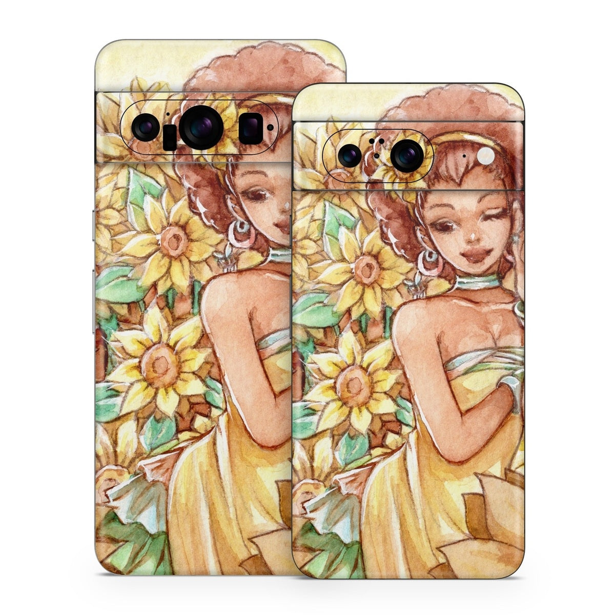 Lady Sunflower - Google Pixel 8 Skin