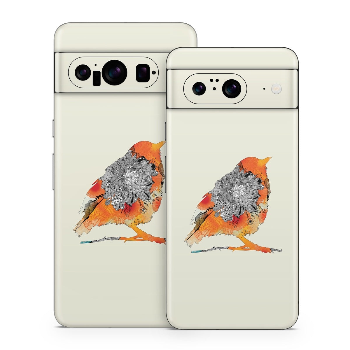 Orange Bird - Google Pixel 8 Skin