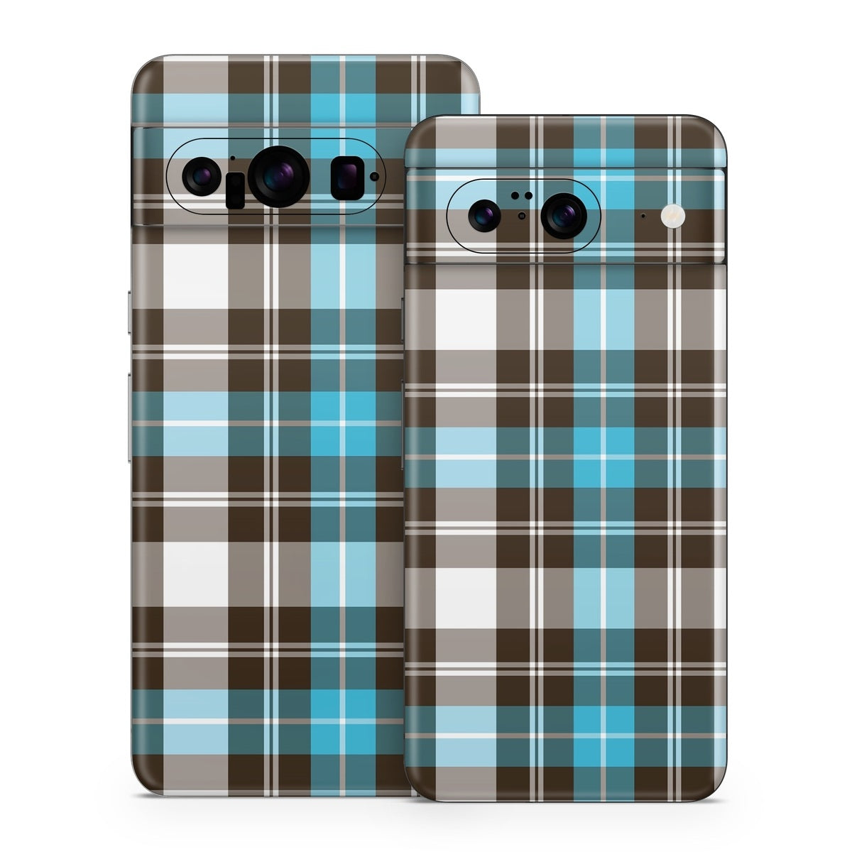 Turquoise Plaid - Google Pixel 8 Skin