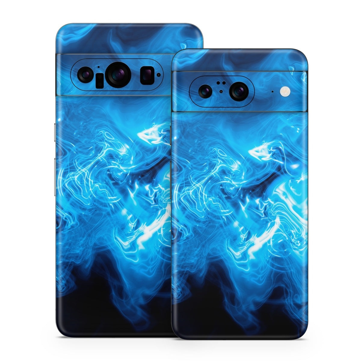 Blue Quantum Waves - Google Pixel 8 Skin