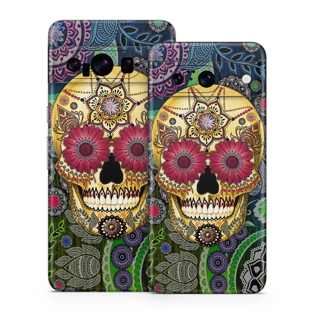 Sugar Skull Paisley - Google Pixel 8 Skin