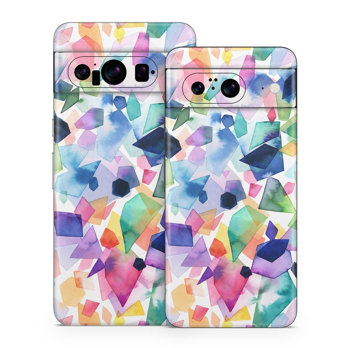 Watercolor Crystals and Gems - Google Pixel 8 Skin