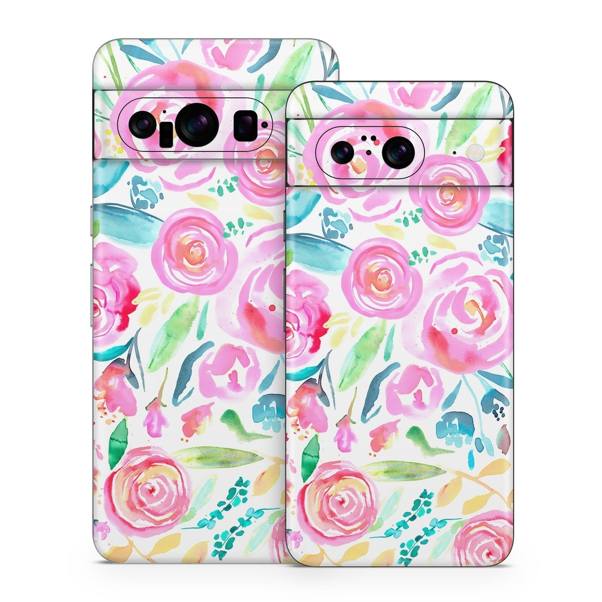 Watercolor Roses - Google Pixel 8 Skin