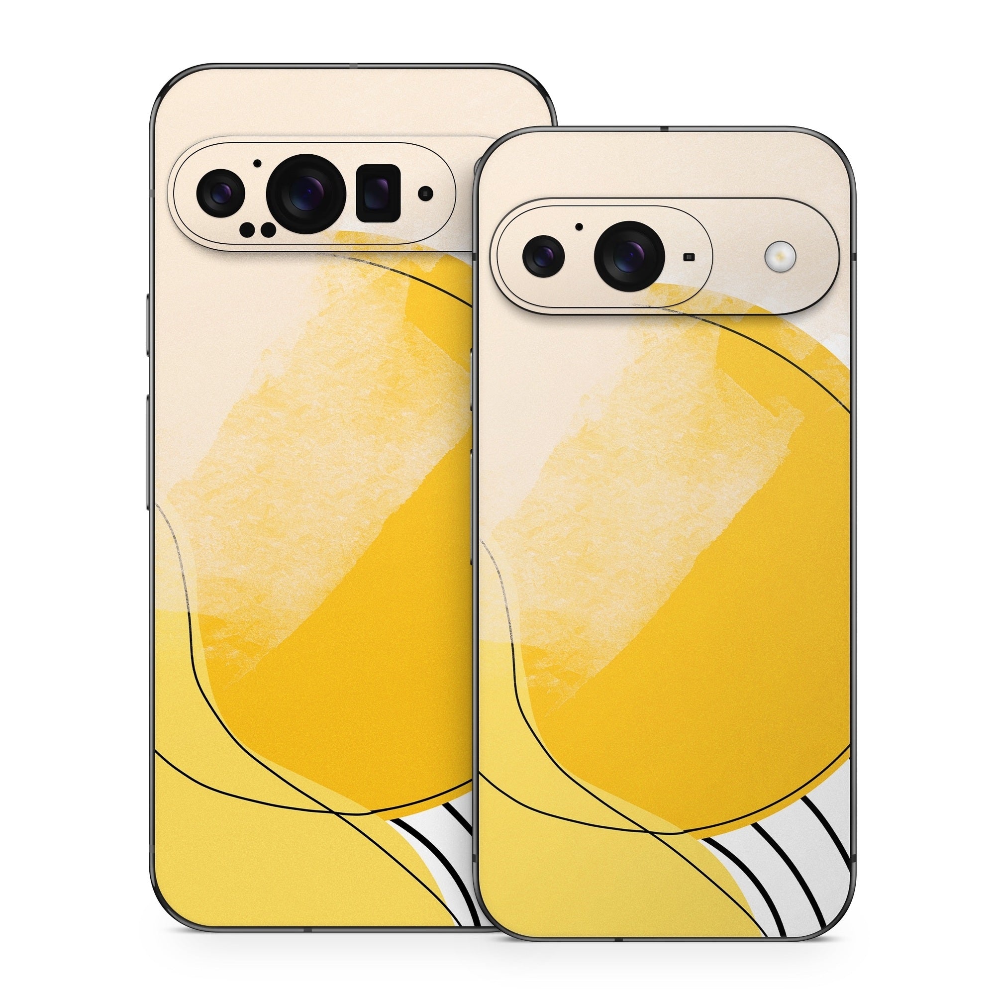 Abstract Yellow - Google Pixel 9 Skin