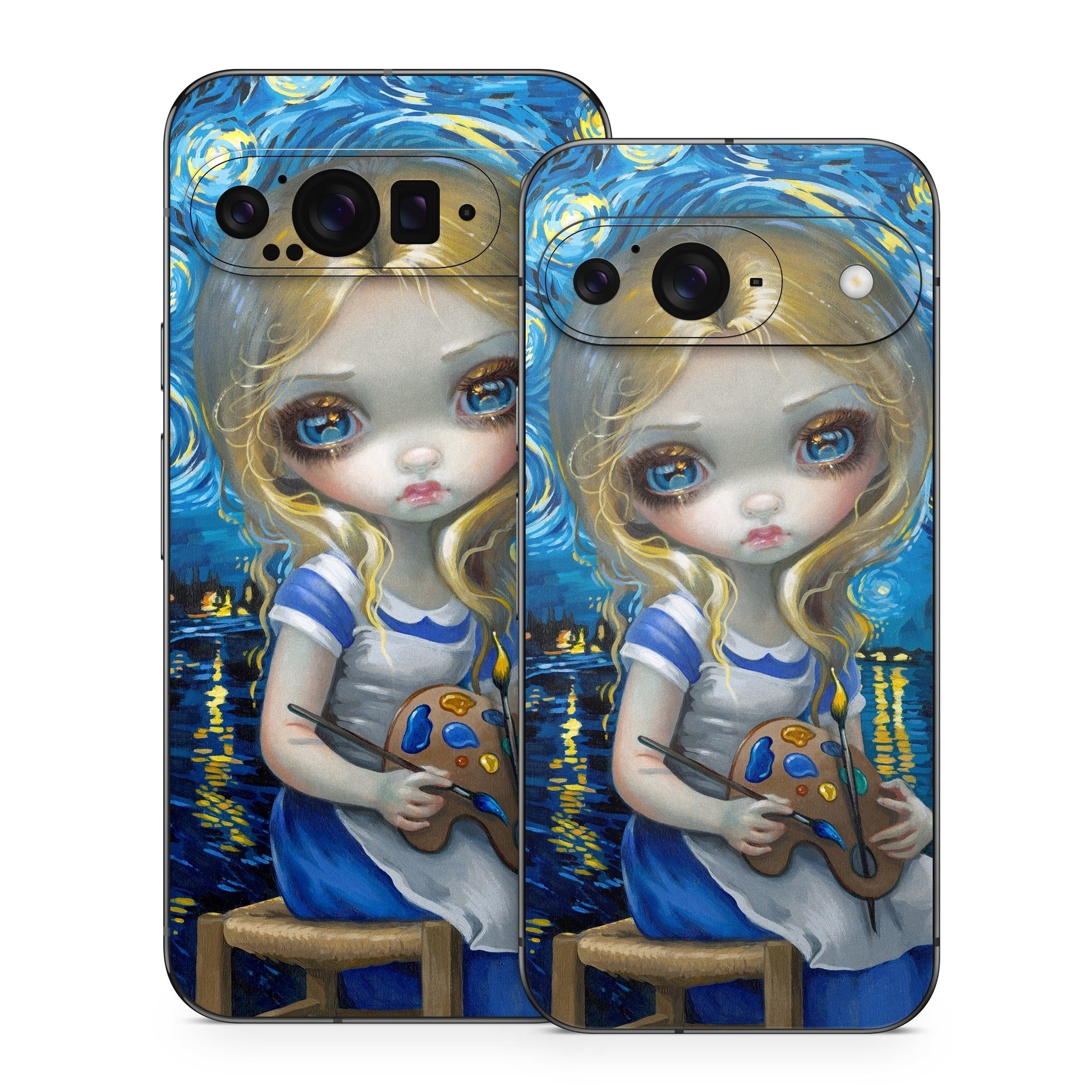 Alice in a Van Gogh - Google Pixel 9 Skin