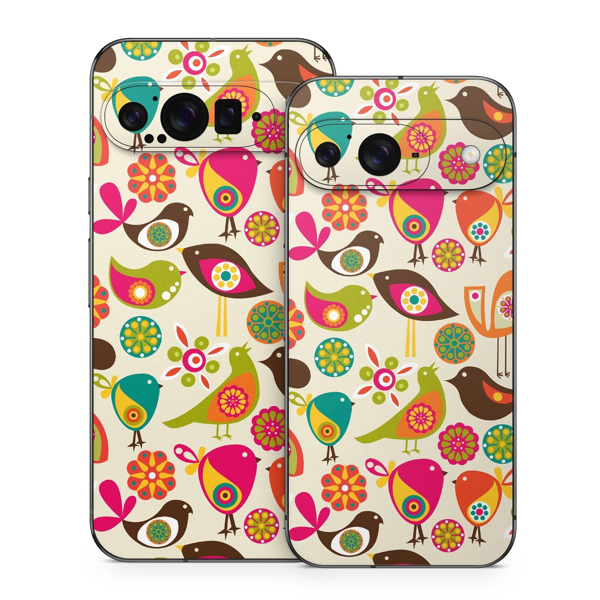 Bird Flowers - Google Pixel 9 Skin