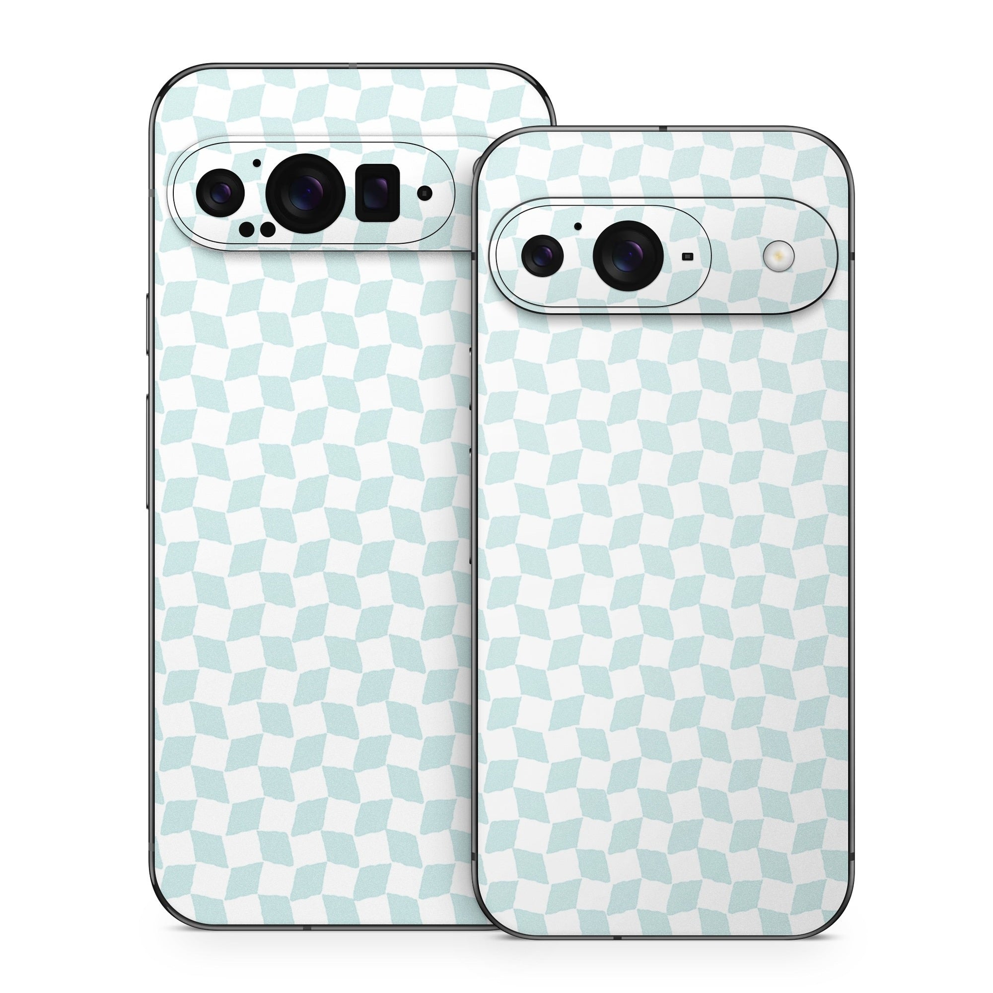 Checker Light Blue - Google Pixel 8 Skin