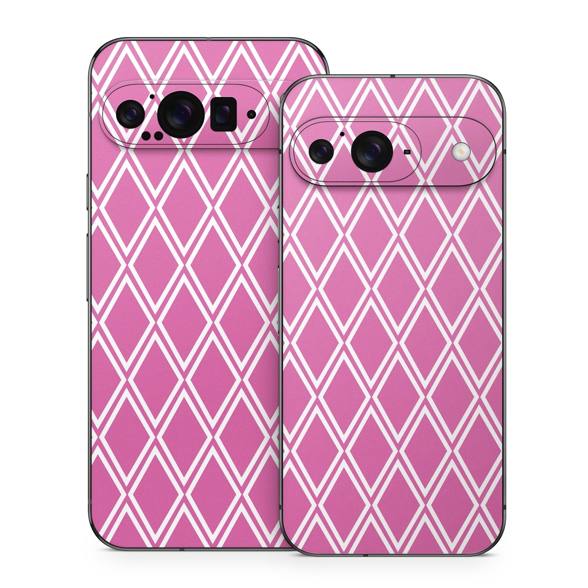 Pink Checks - Google Pixel 9 Skin