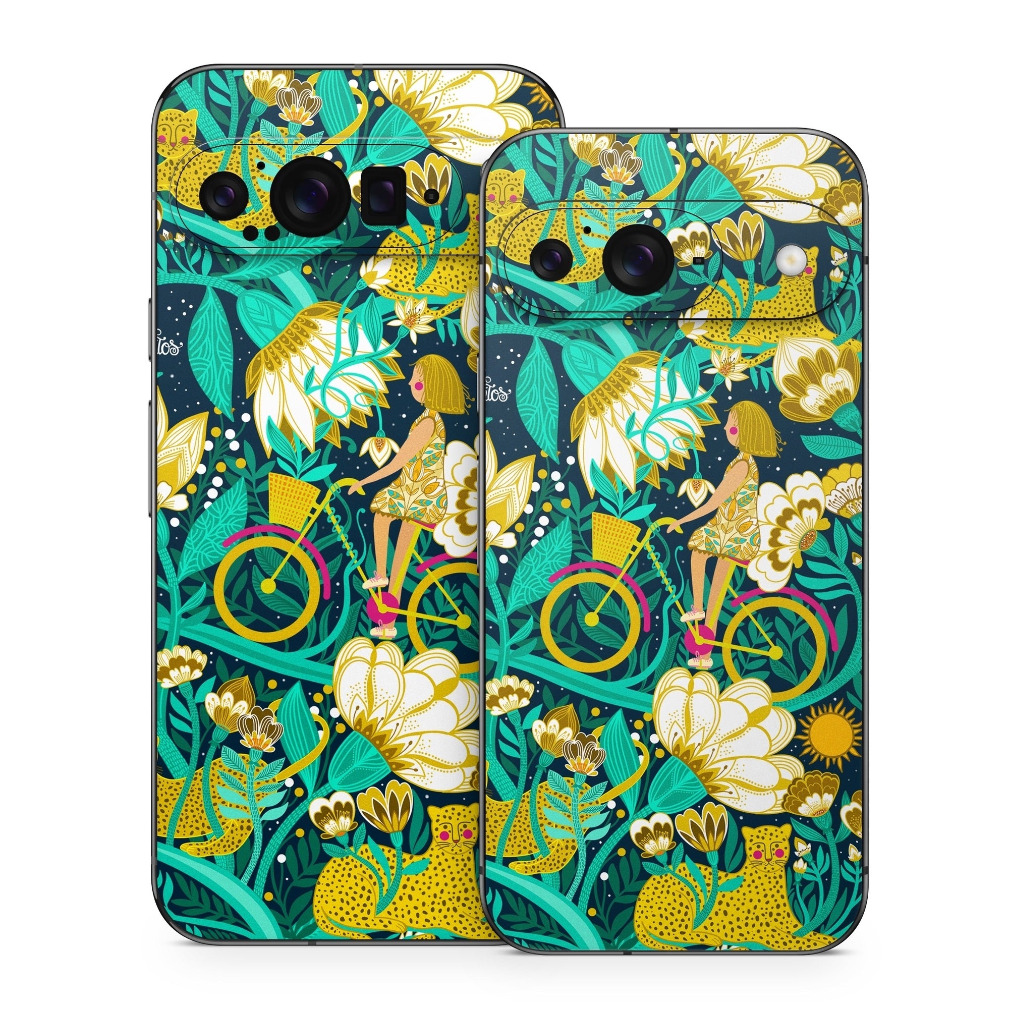 Cheetah Garden - Google Pixel 9 Skin