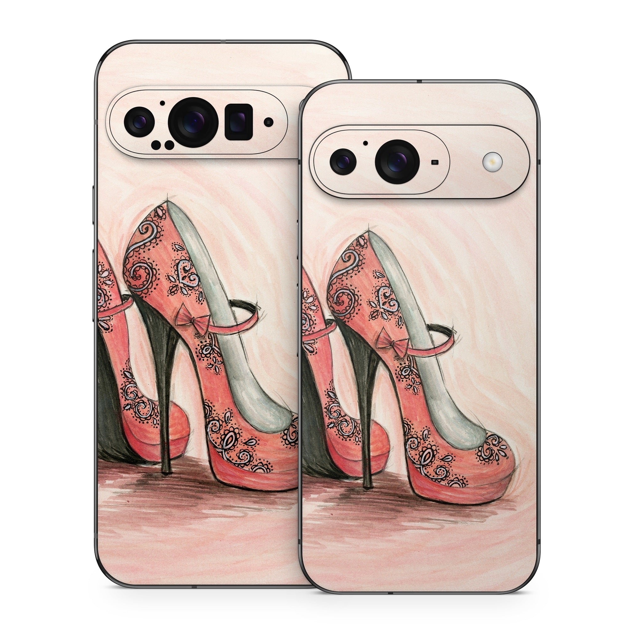 Coral Shoes - Google Pixel 9 Skin