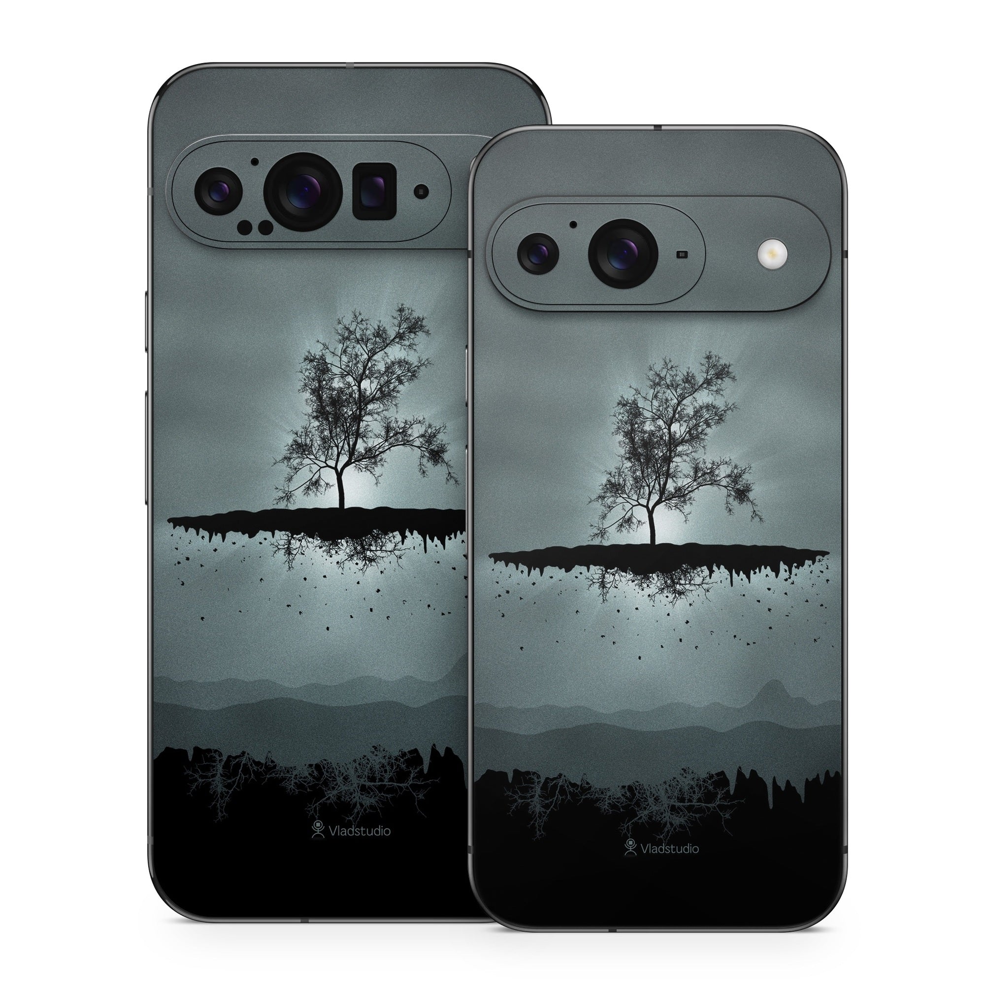 Flying Tree Black - Google Pixel 9 Skin