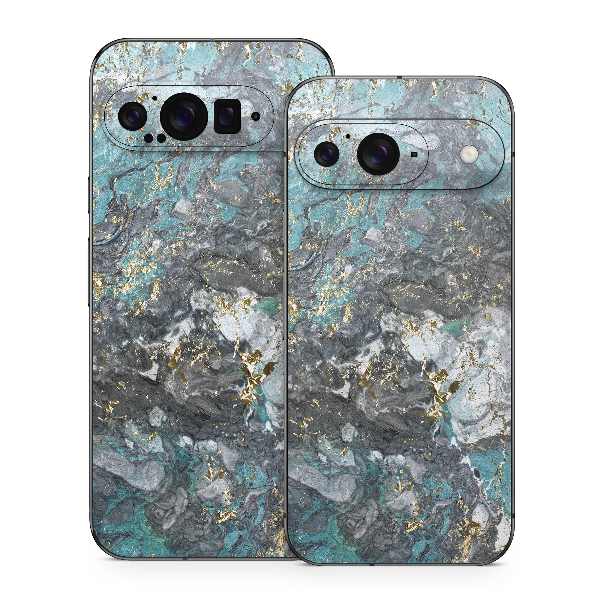 Gilded Glacier Marble - Google Pixel 9 Skin