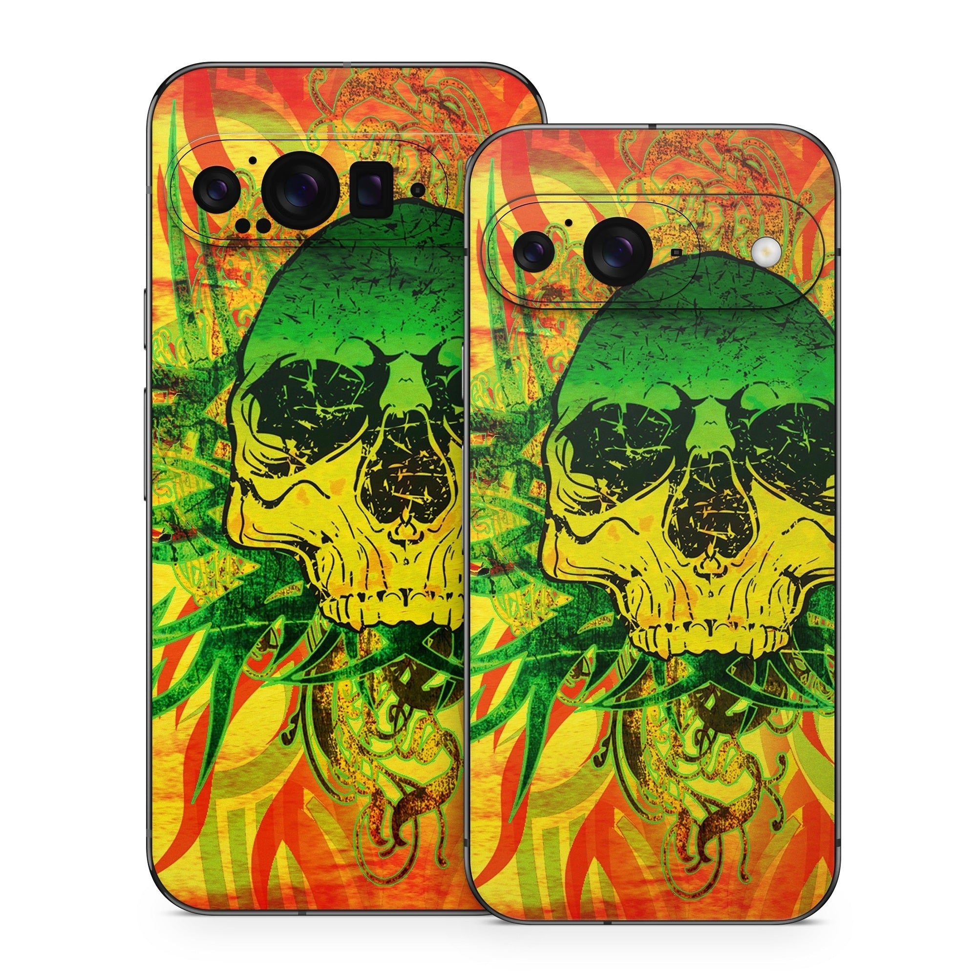 Hot Tribal Skull - Google Pixel 9 Skin