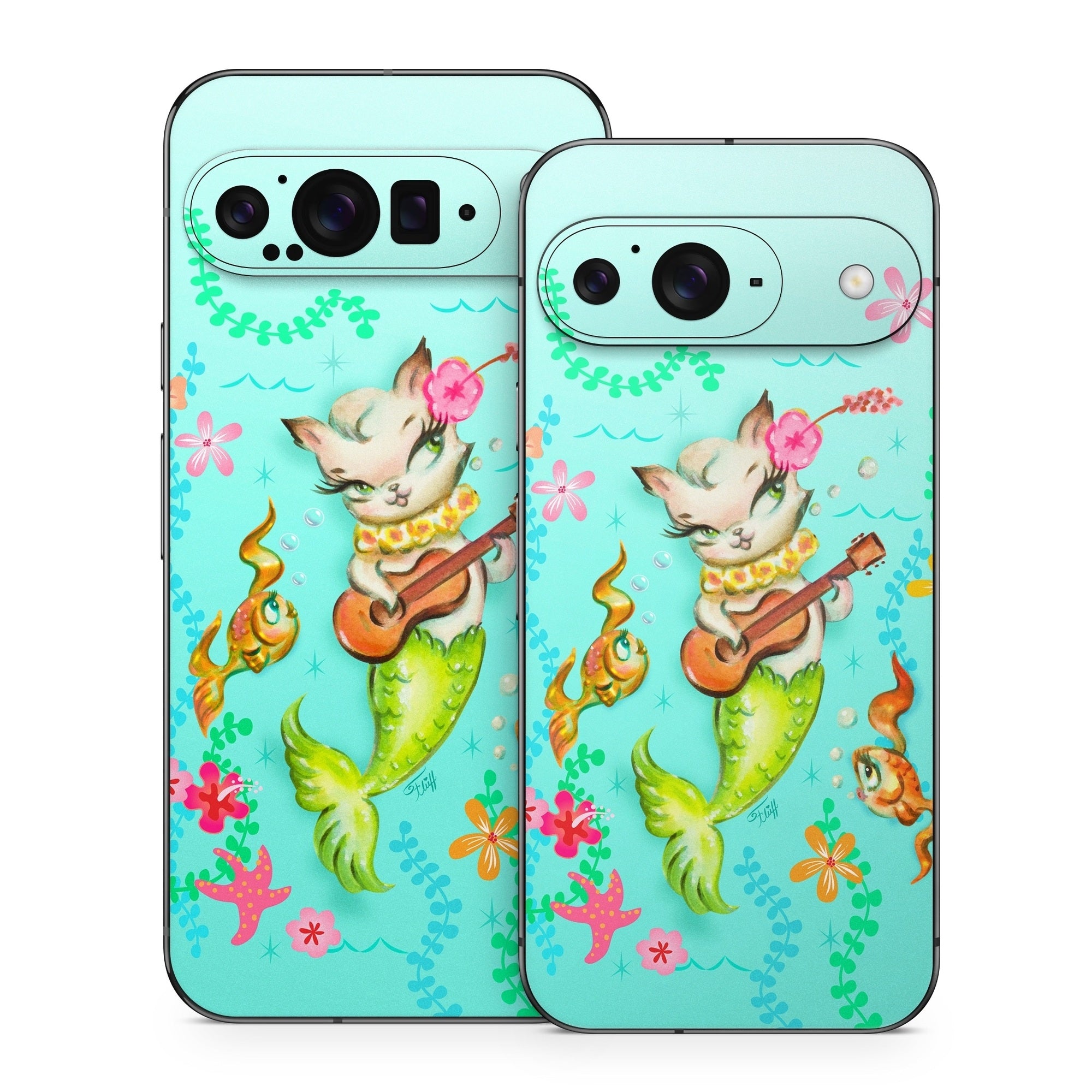 Merkitten with Ukelele - Google Pixel 9 Skin