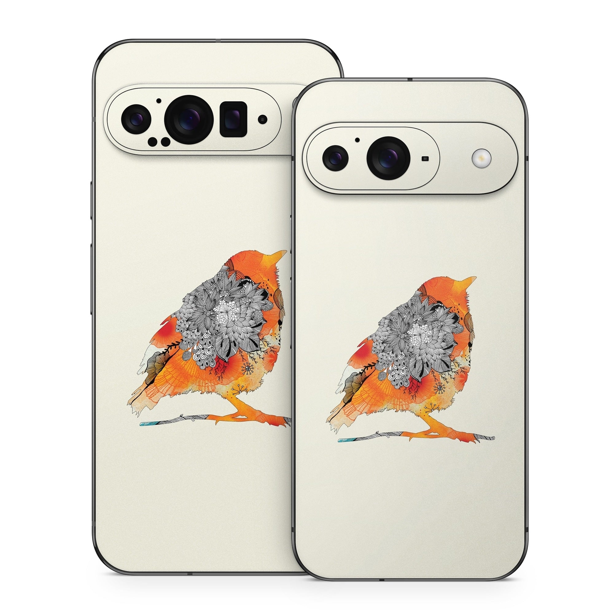 Orange Bird - Google Pixel 9 Skin