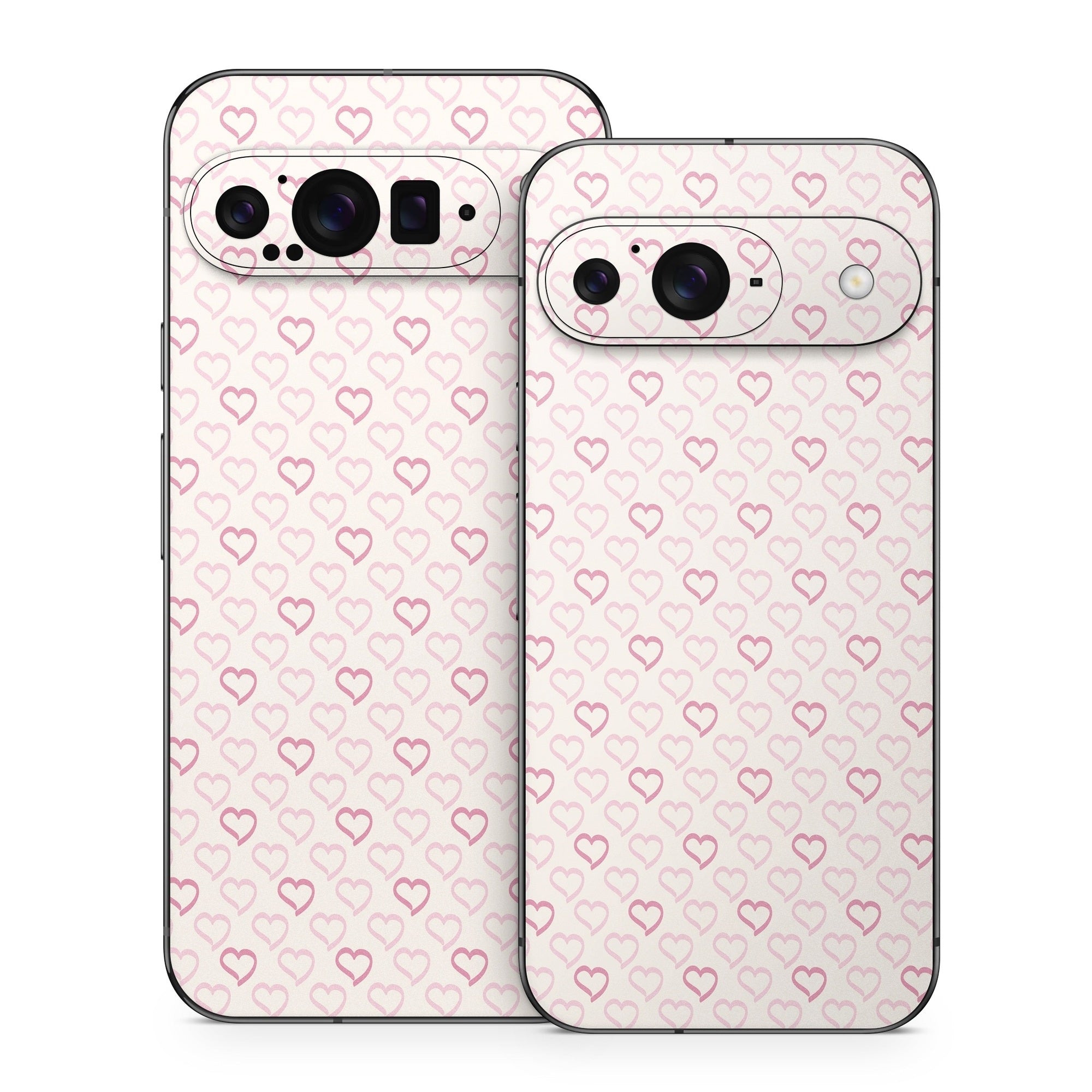 Patterned Hearts - Google Pixel 9 Skin