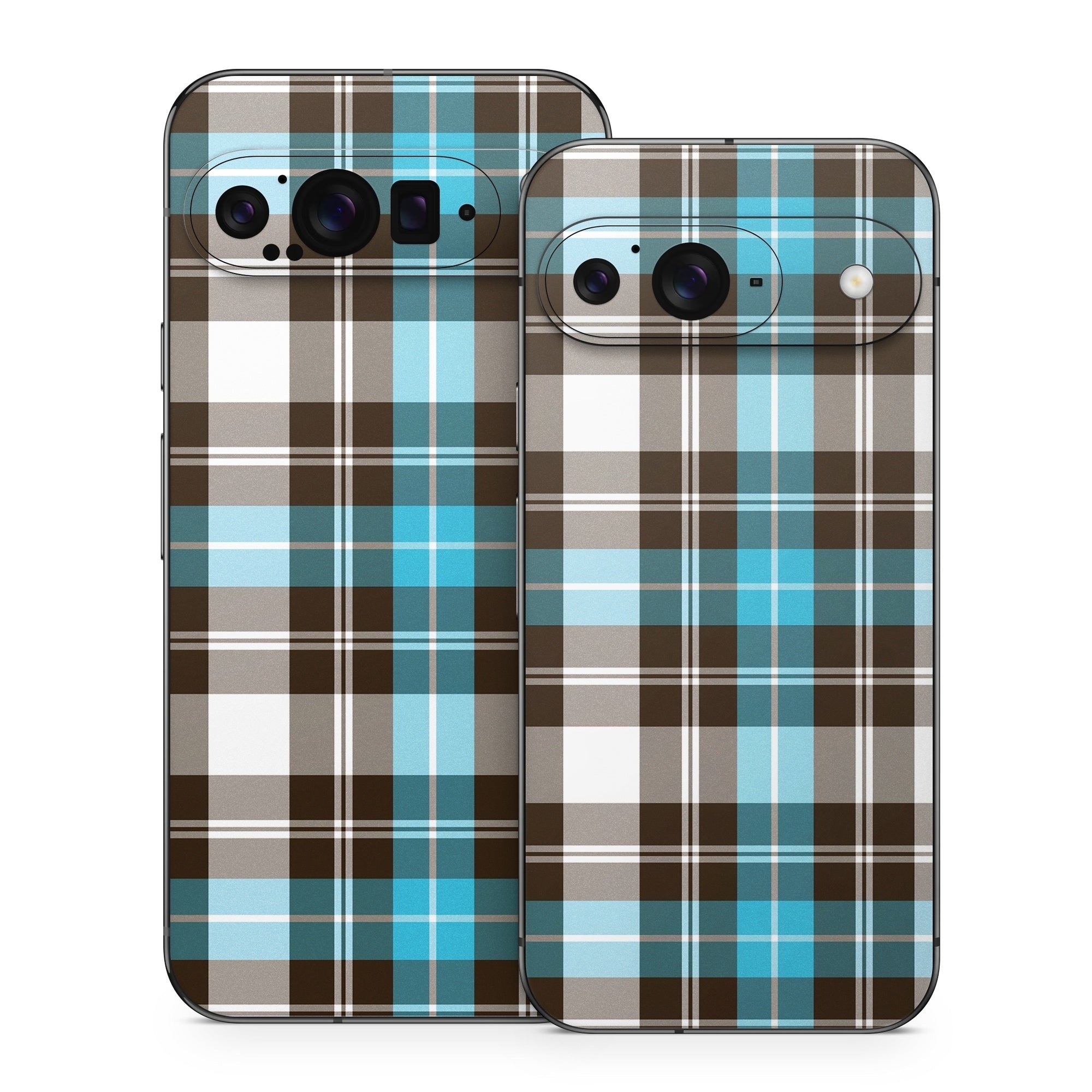 Turquoise Plaid - Google Pixel 9 Skin