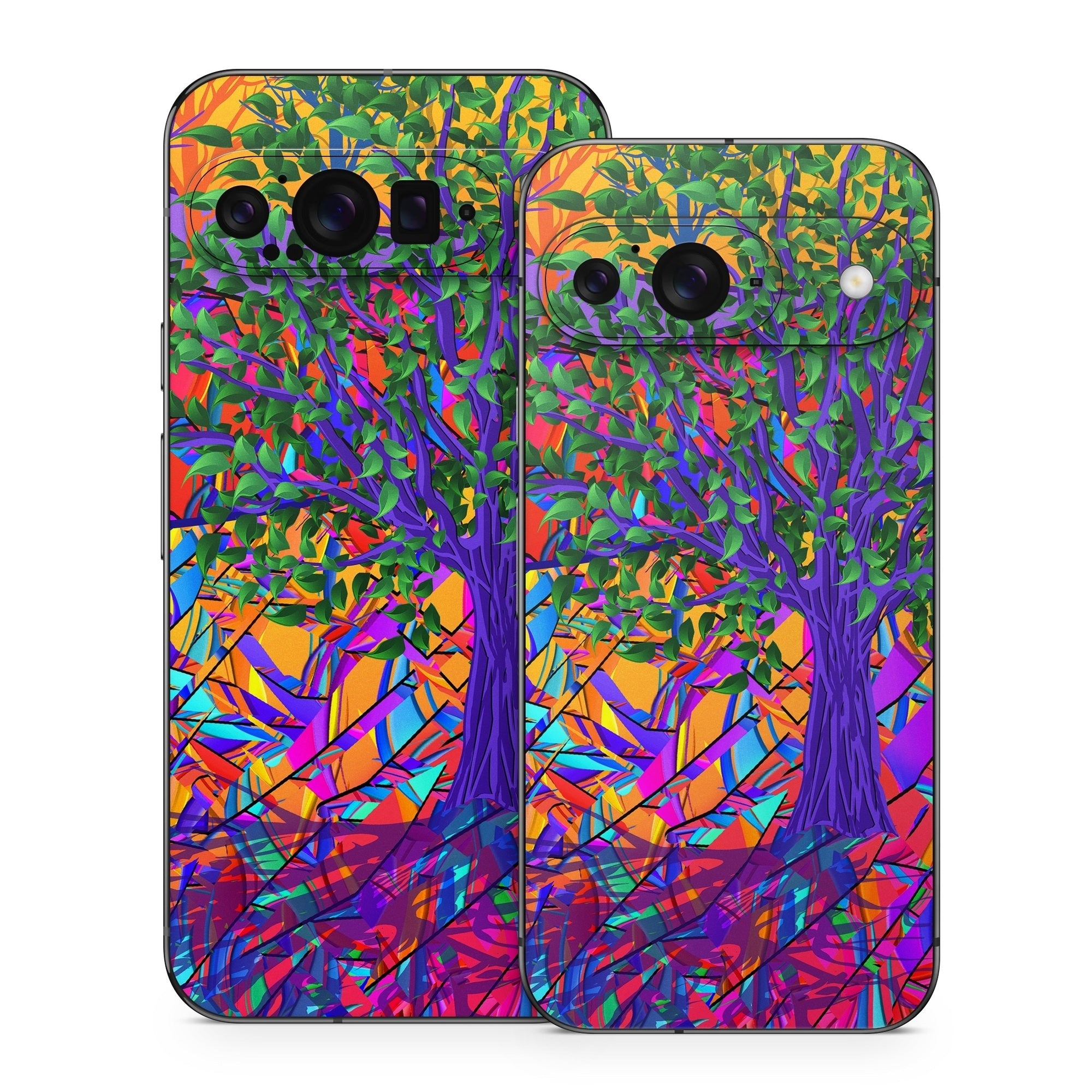 Stained Glass Tree - Google Pixel 9 Skin