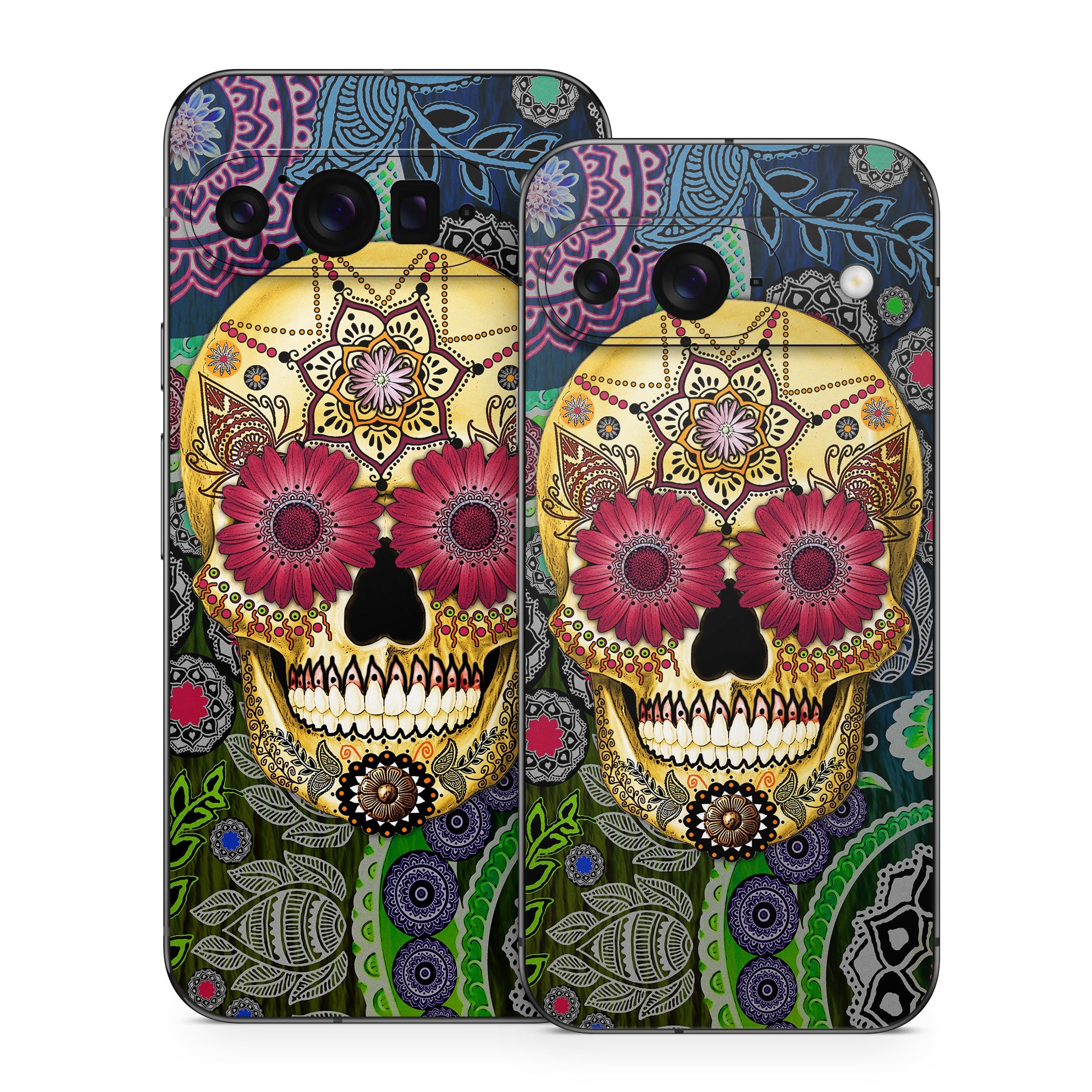 Sugar Skull Paisley - Google Pixel 9 Skin