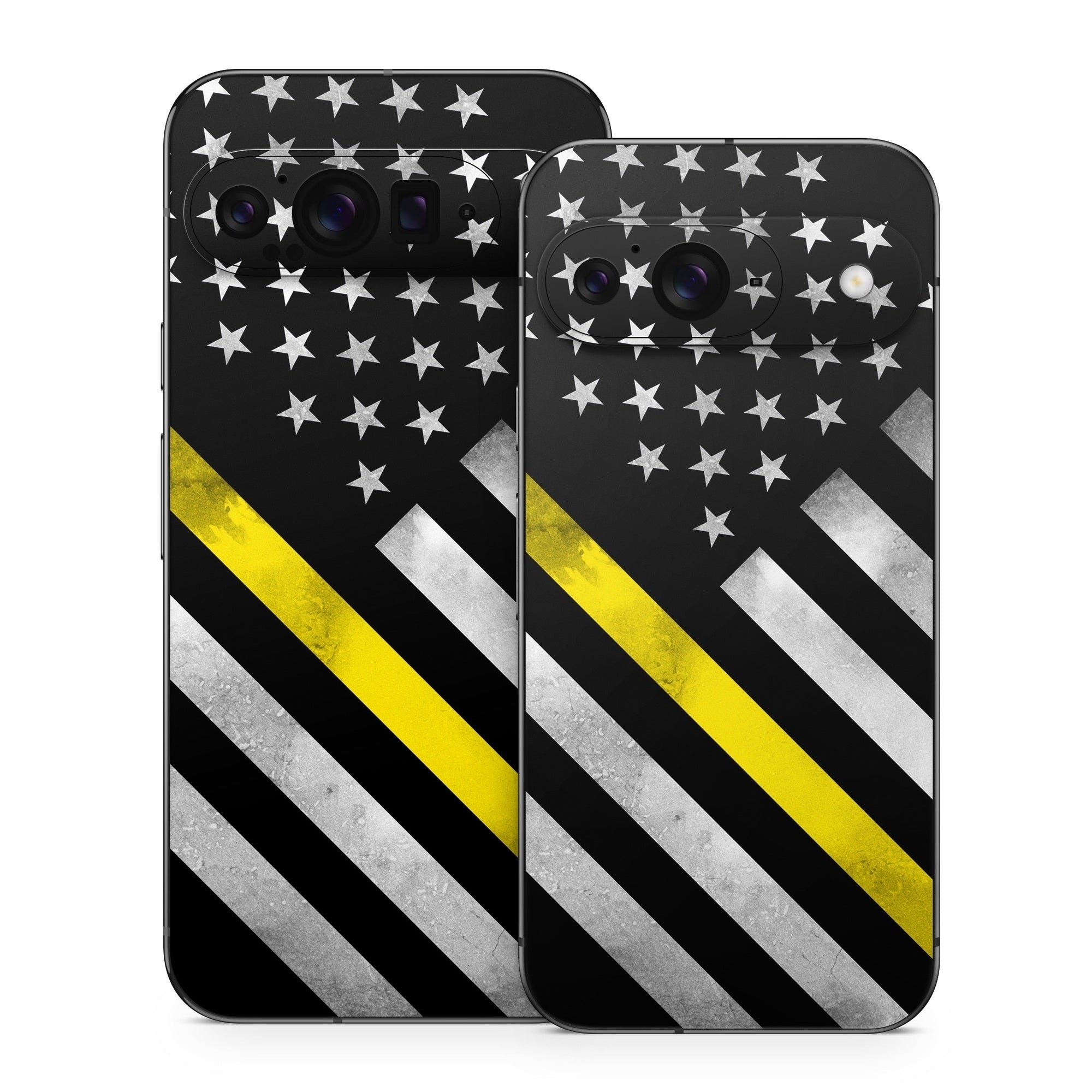 Thin Yellow Line Hero - Google Pixel 9 Skin