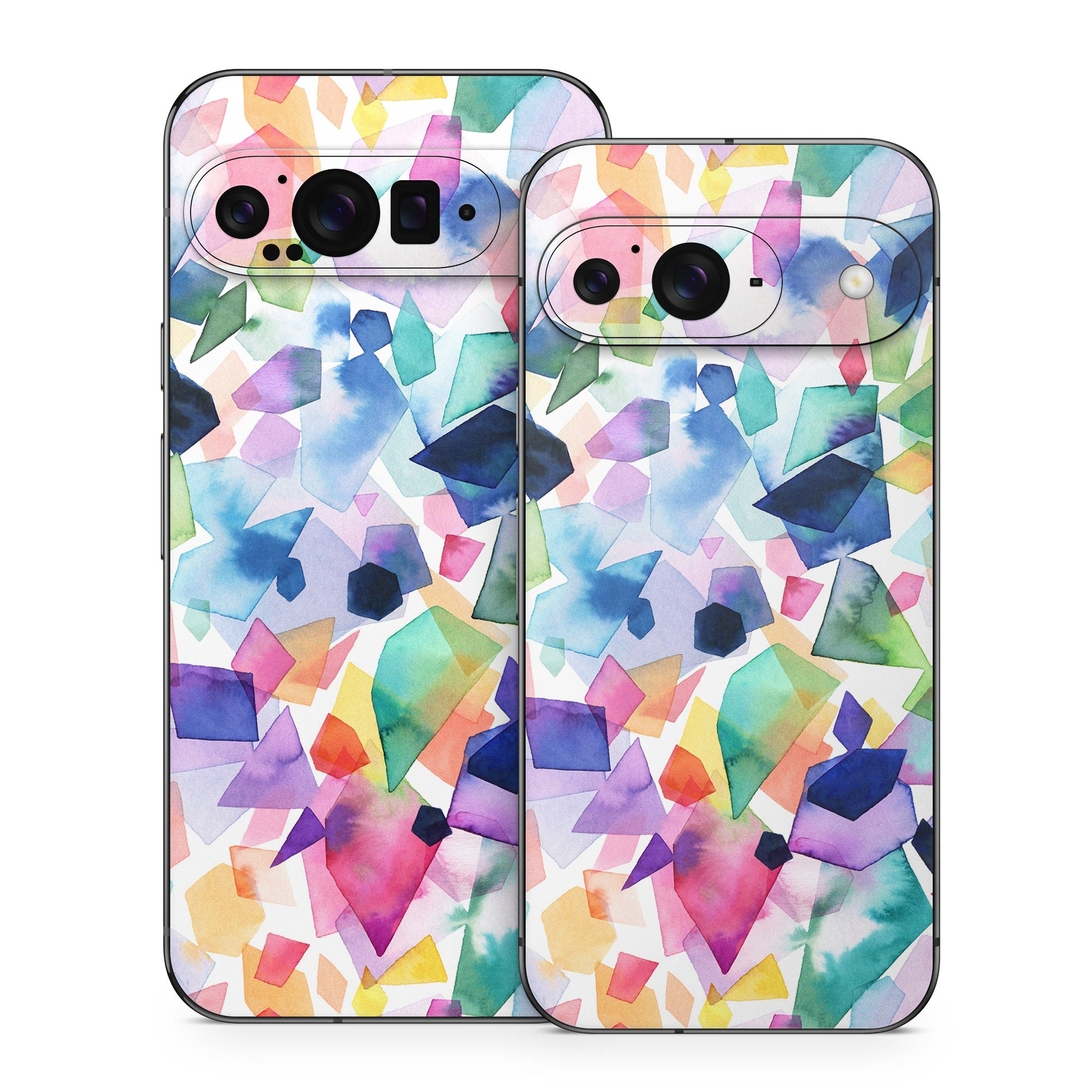 Watercolor Crystals and Gems - Google Pixel 9 Skin