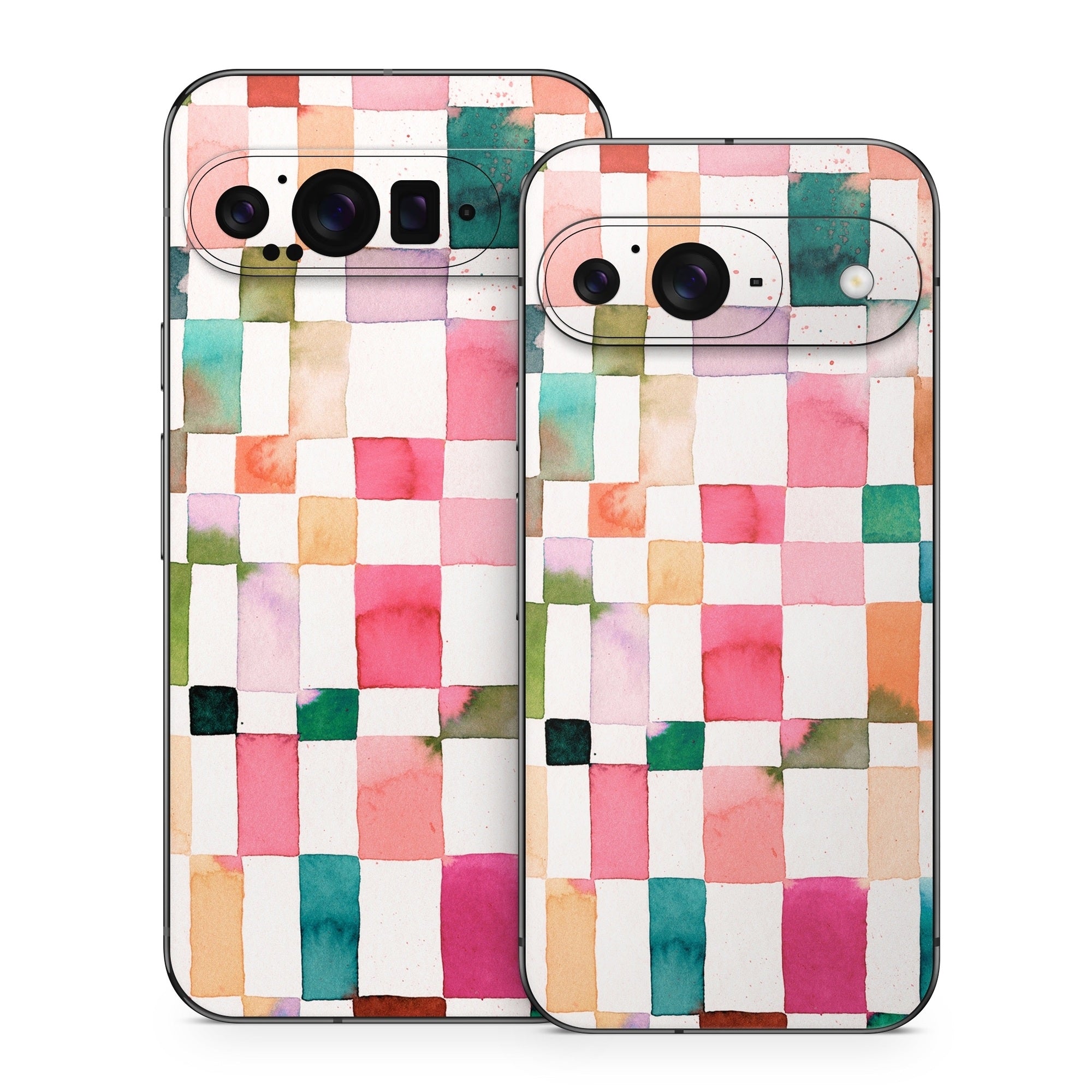 Watercolor Squares - Google Pixel 9 Skin