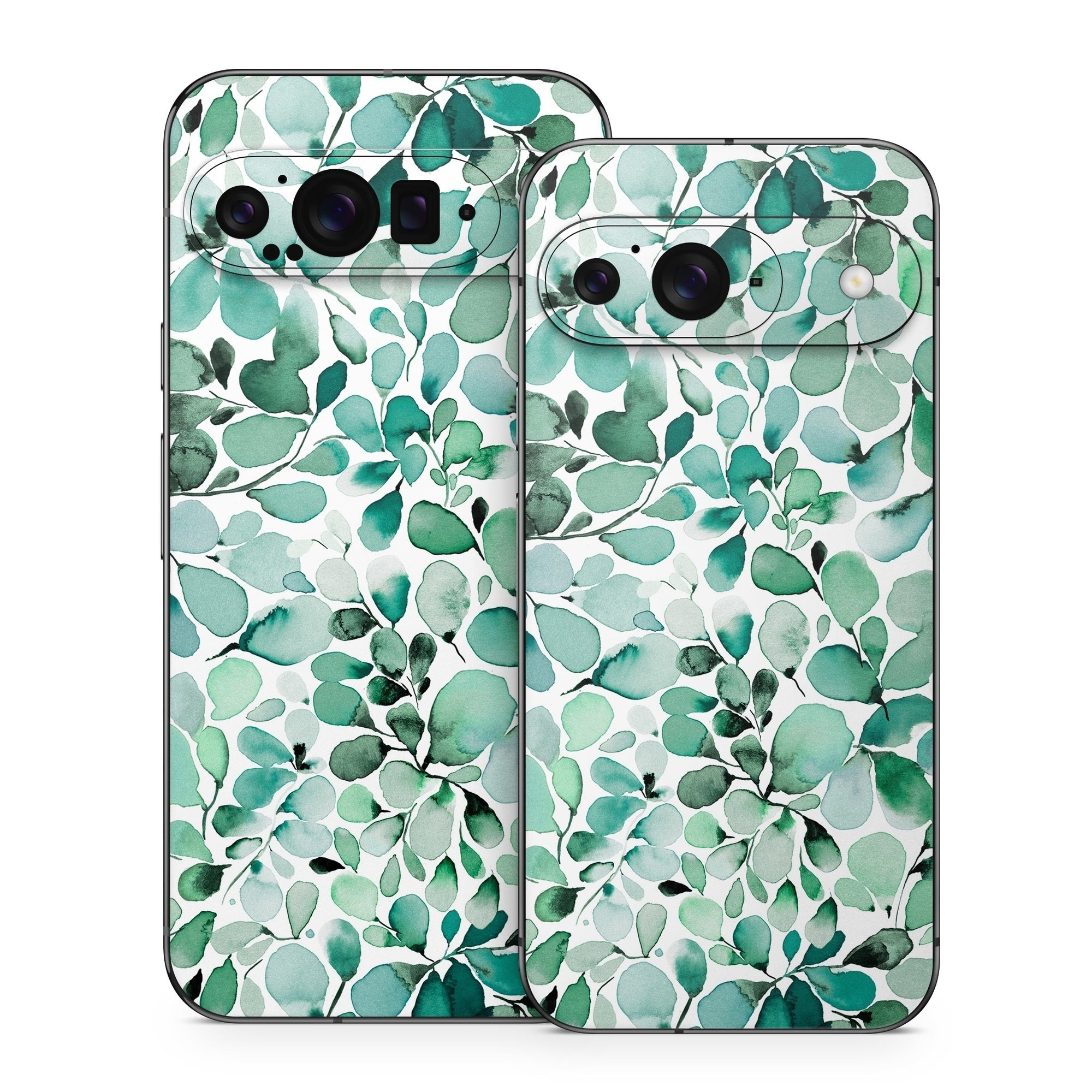 Watercolor Eucalyptus Leaves - Google Pixel 9 Skin