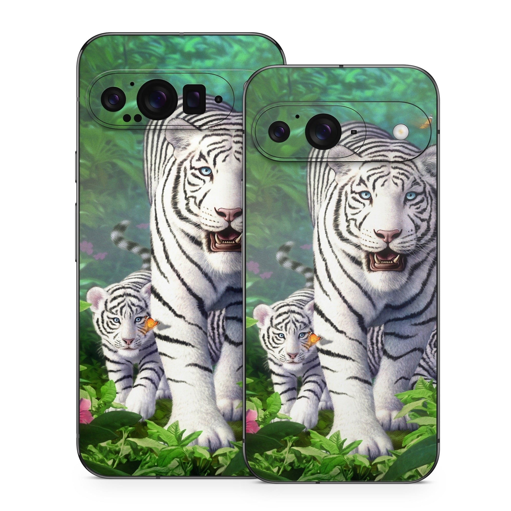 White Tigers - Google Pixel 9 Skin