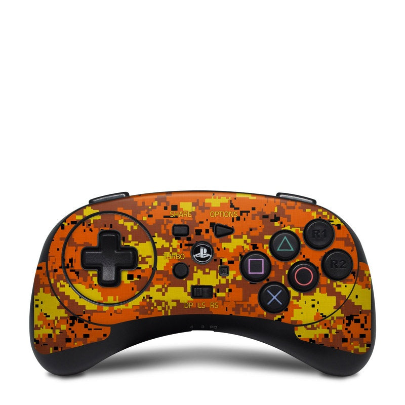 Digital Orange Camo - HORI Fighting Commander Skin