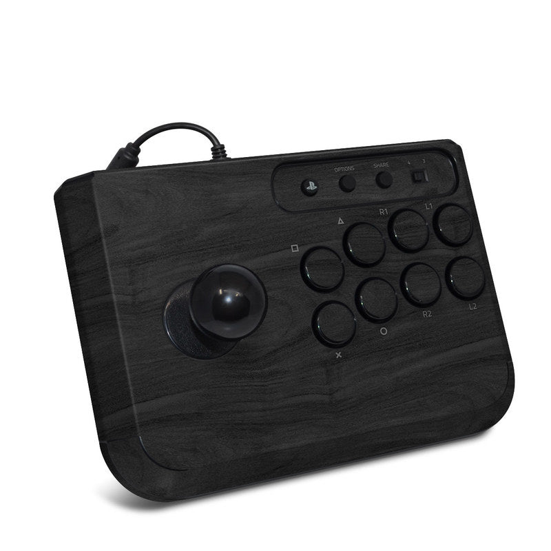 Black Woodgrain - HORI Fighting Stick Mini 4 Skin