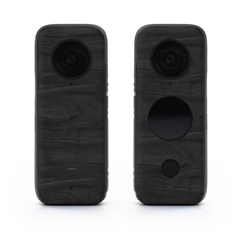 Black Woodgrain - Insta360 One X2 Skin