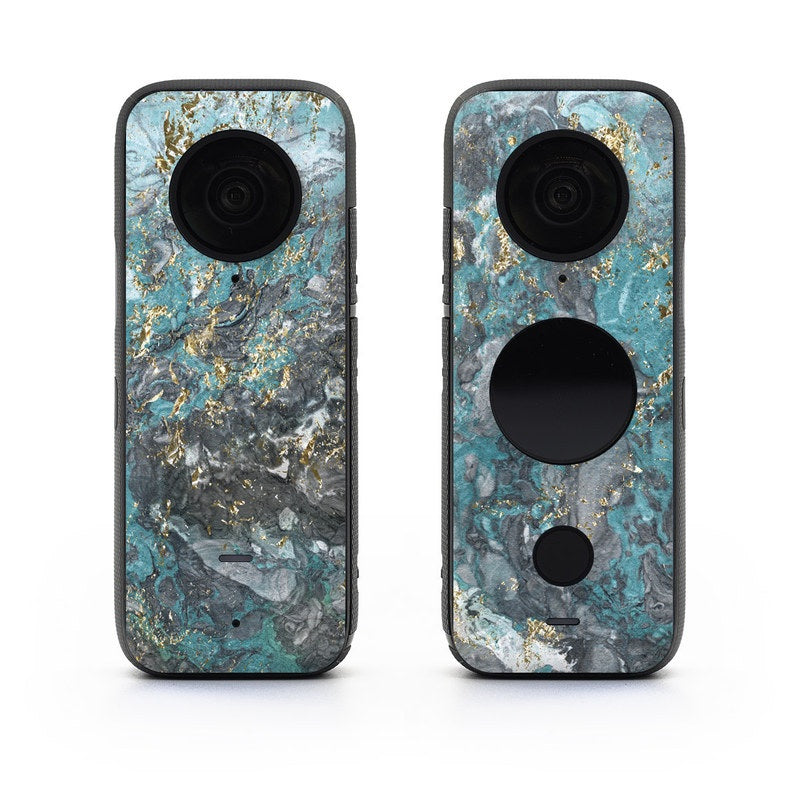 Gilded Glacier Marble - Insta360 One X2 Skin