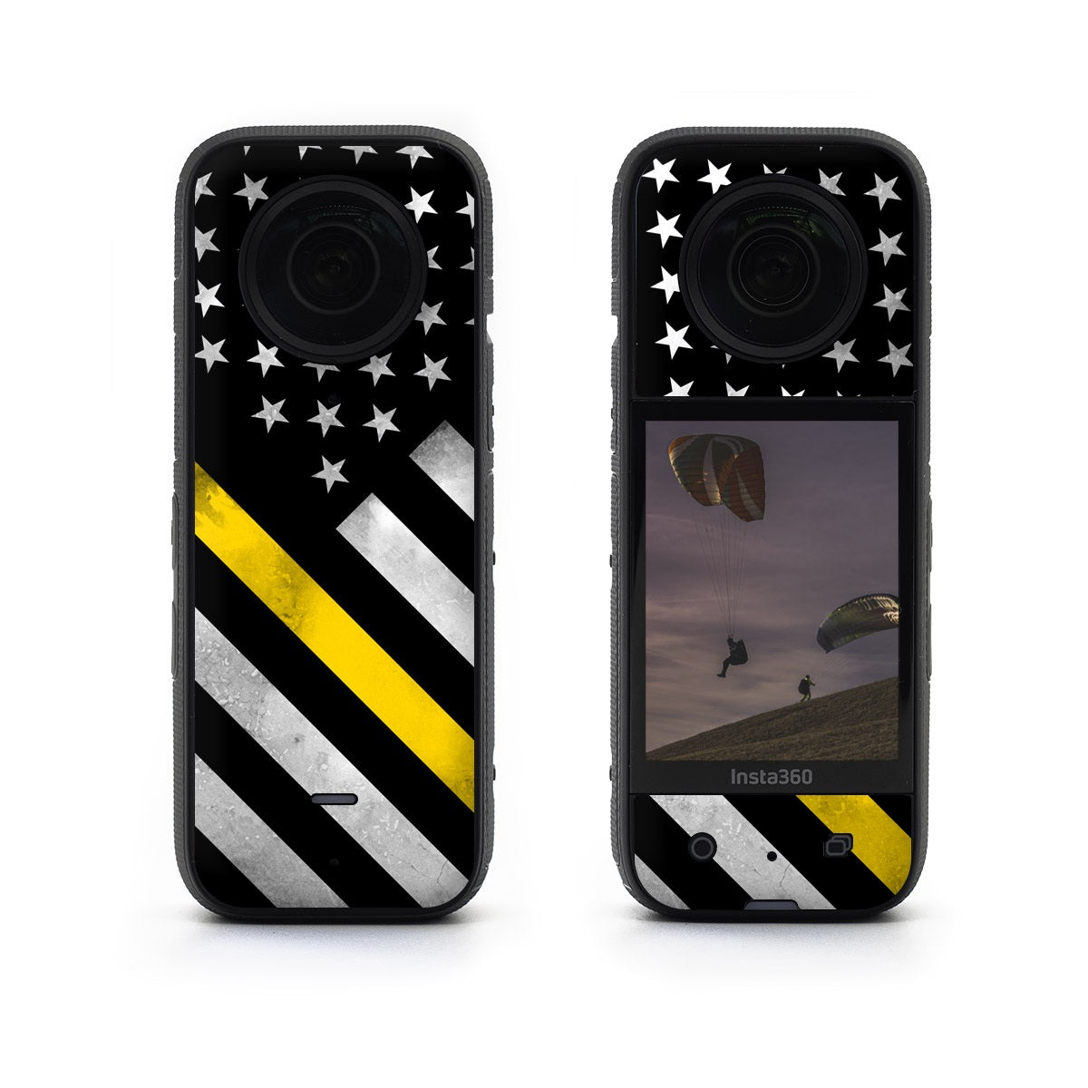 Thin Yellow Line Hero - Insta360 X3 Skin