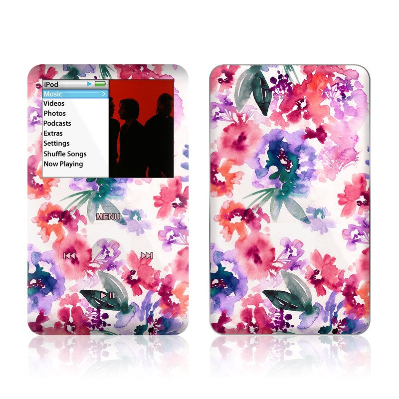 Blurred Flowers - iPod Classic Skin