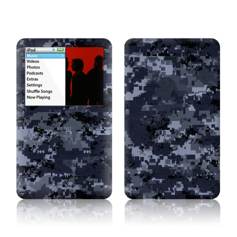 Digital Navy Camo - iPod Classic Skin