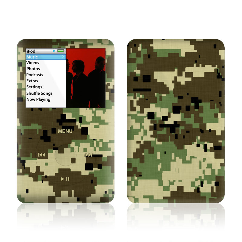 Digital Woodland Camo - iPod Classic Skin