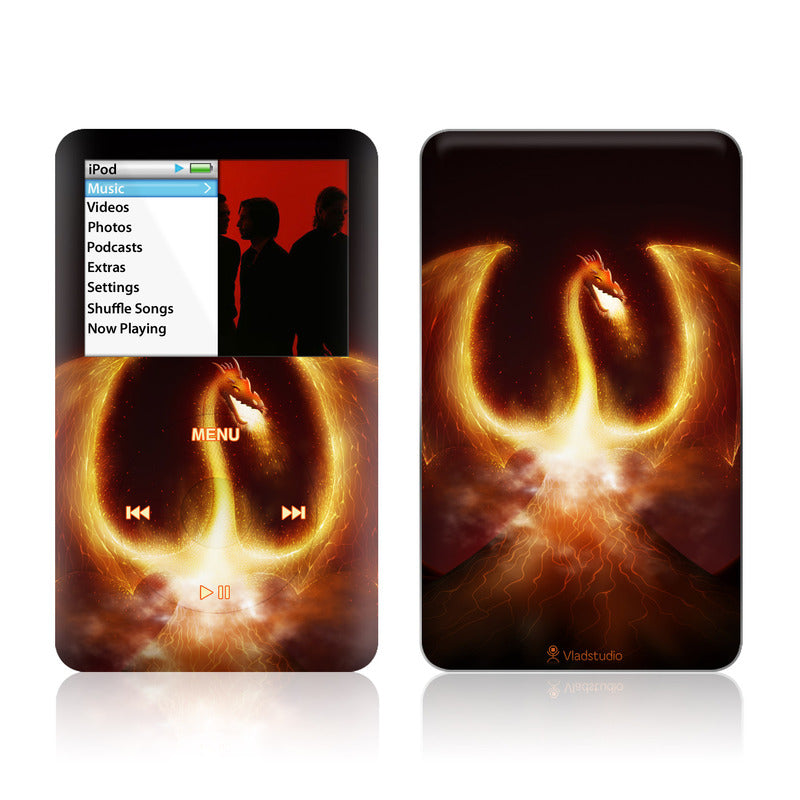 Fire Dragon - iPod Classic Skin