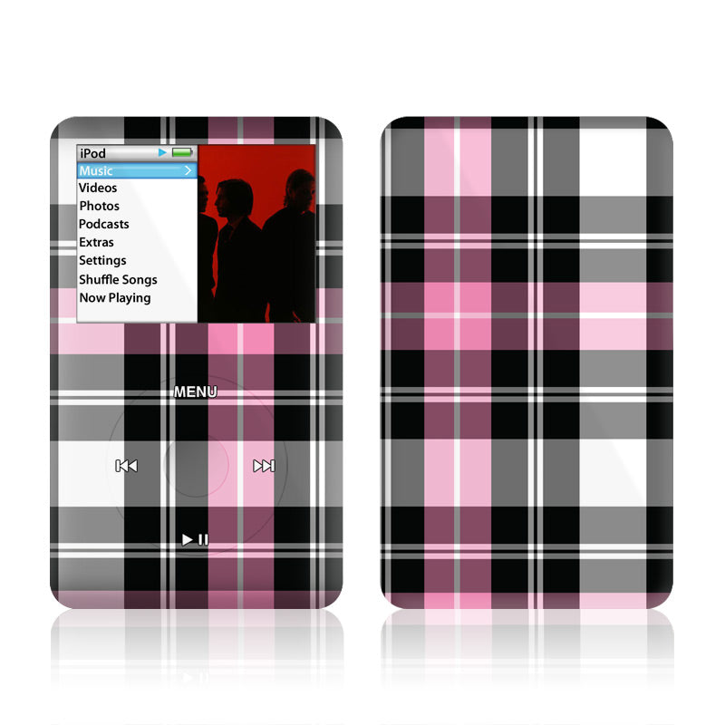 Pink Plaid - iPod Classic Skin