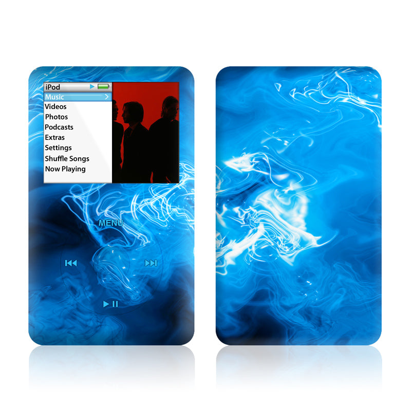 Blue Quantum Waves - iPod Classic Skin