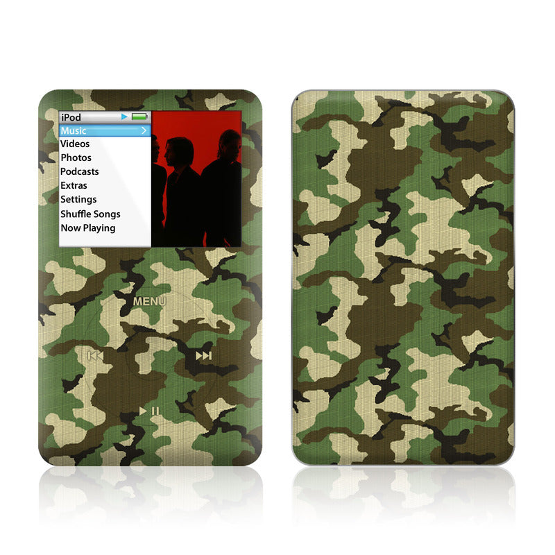 Woodland Camo - iPod Classic Skin