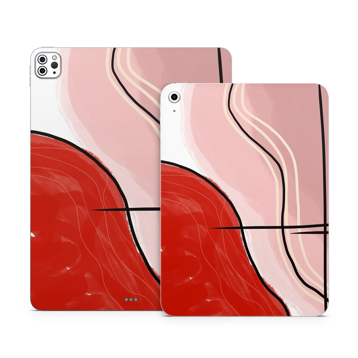 Abstract Red - Apple iPad Skin