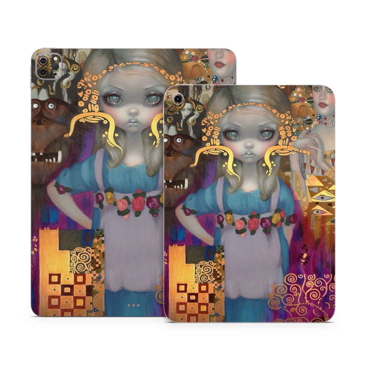 Alice in a Klimt Dream - Apple iPad Skin