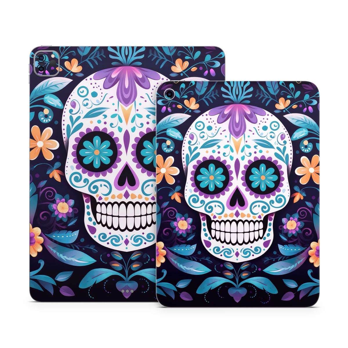 Calavera Azul - Apple iPad Skin