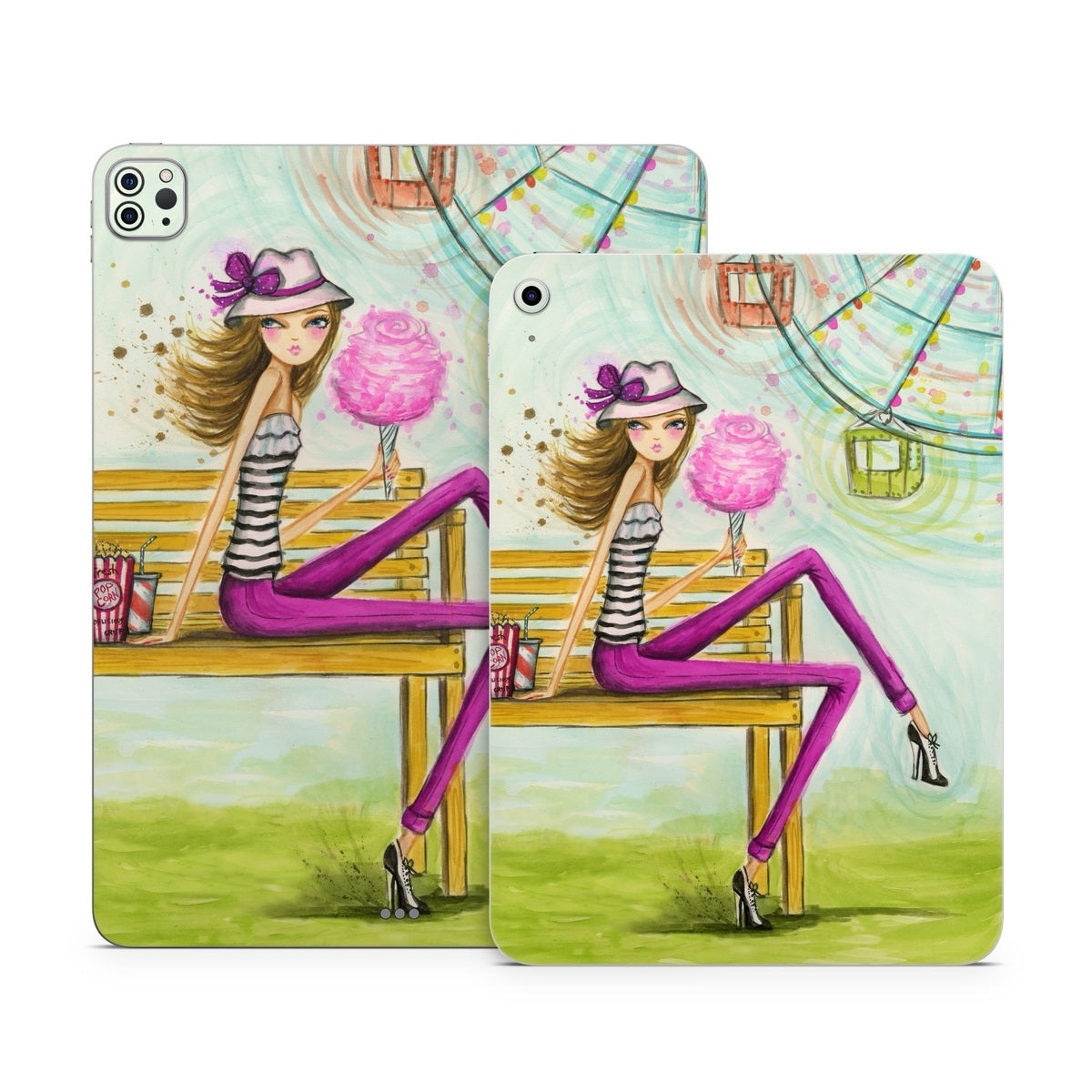 Carnival Cotton Candy - Apple iPad Skin