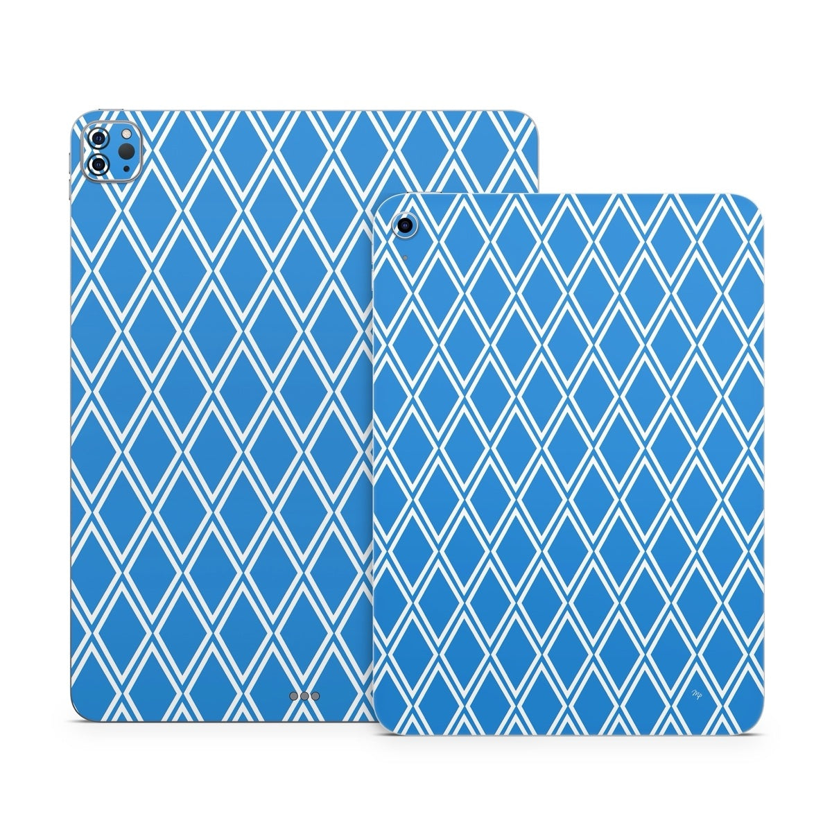 Blue Checks - Apple iPad Skin