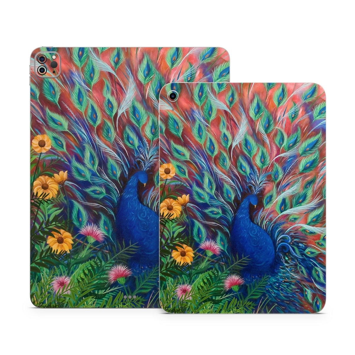 Coral Peacock - Apple iPad Skin