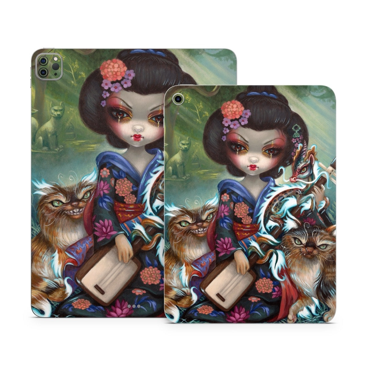 Kirin and Bakeneko - Apple iPad Skin